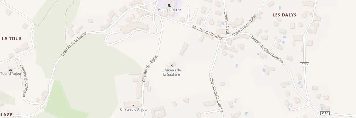Plan du 20 Che de l’Eglise à Anjou