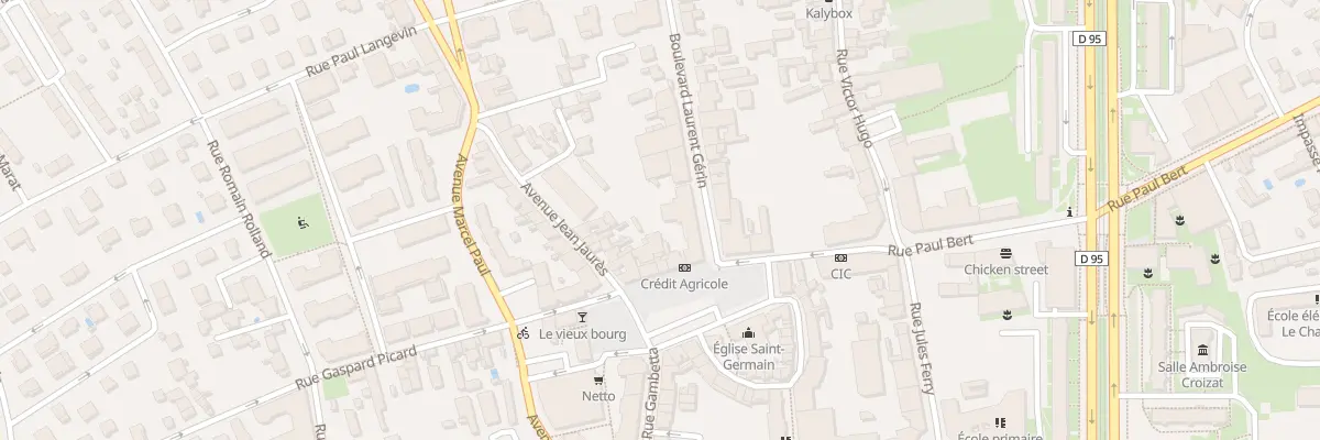 Plan du 54 Bd Laurent Gérin à Vénissieux