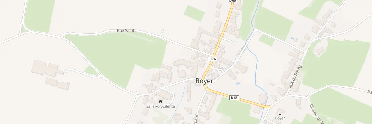 Plan du 40 Mte de l’Eglise à Boyer