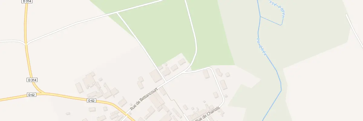 Plan du 11 Rue de Bettancourt à Alliancelles