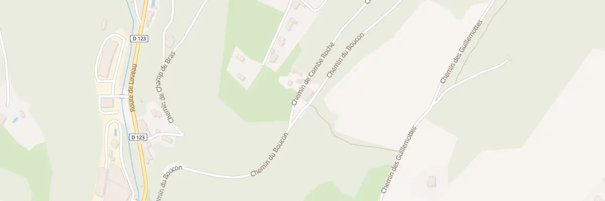 Plan du 553 Che du Boucon à Vienne