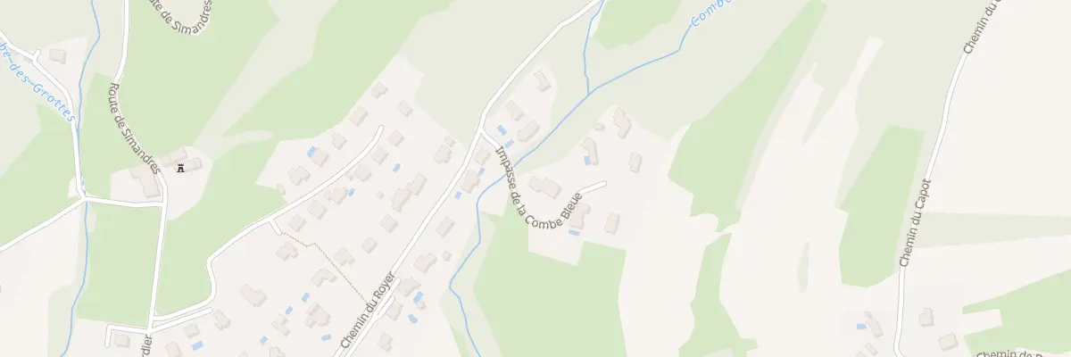 Plan du 41 Imp de la Combe Bleue à Chuzelles