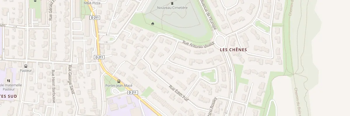 Plan du 1 Rue Giuseppe Verdi à Portes-lès-Valence