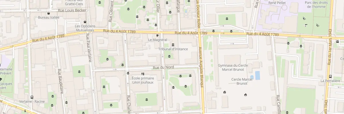 Plan du 21 Rue du Nord à Villeurbanne