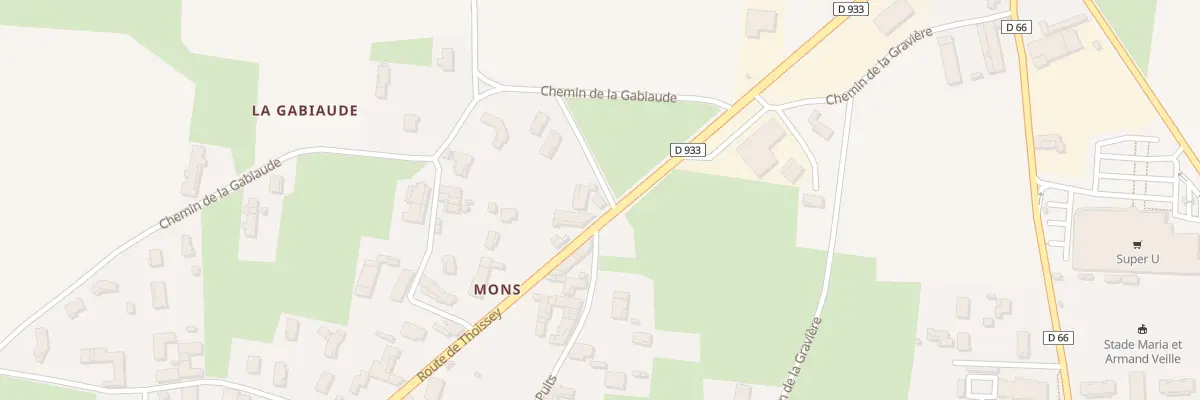 Plan du 488 Rte de Thoissey à Laiz