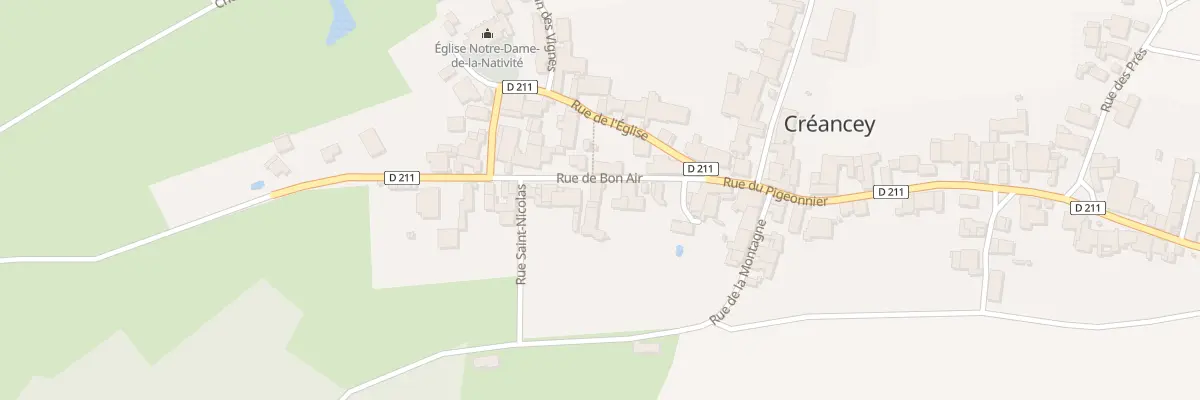 Plan du 7 Rue de Bon Air à Châteauvillain