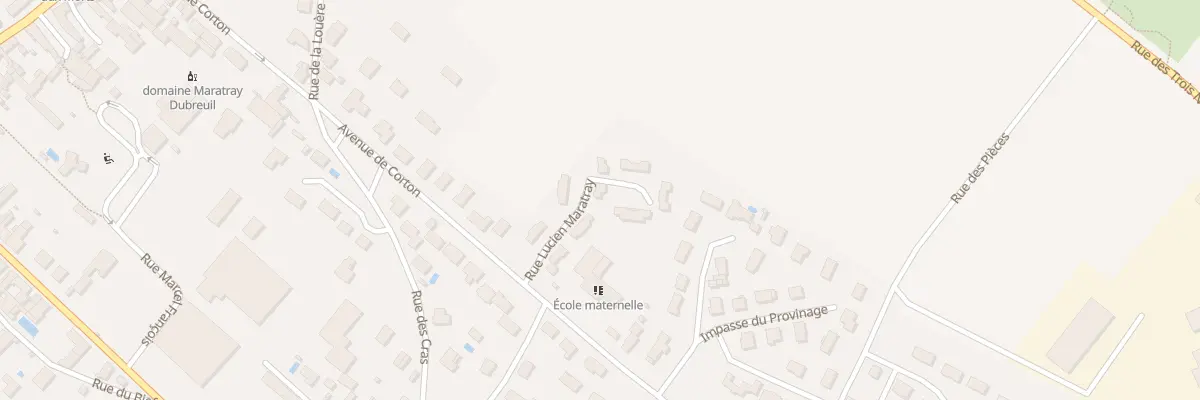 Plan du 10 Rue Lucien Maratray à Ladoix-Serrigny