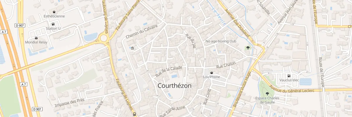 Plan du 15 Rue Gabriel Rambaud à Courthézon