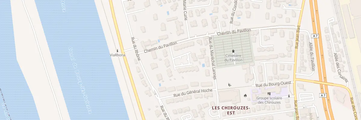 Plan du 33 All des Jardins du Rhone à Bourg-lès-Valence