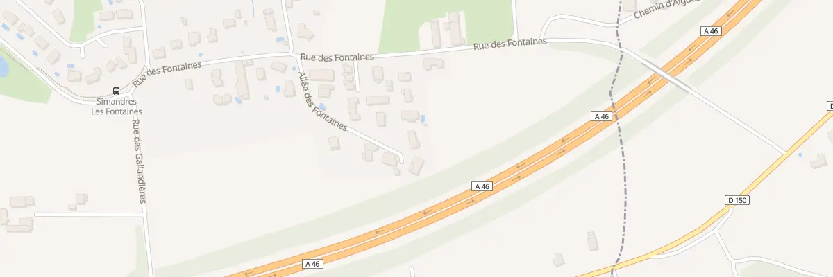 Plan du 205 All des Fontaines à Simandres