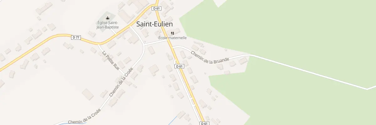 Plan du 9 Rte de Saint-dizier à Saint-Eulien