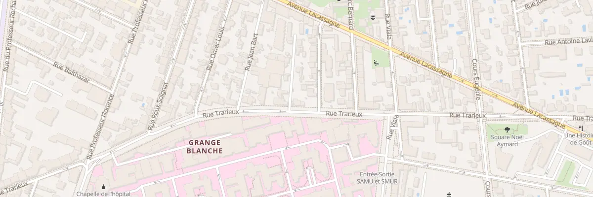 Plan du 53 Rue Trarieux à Lyon 3e Arrondissement