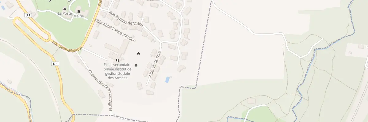 Plan du 3 All des Chevreuils à Sathonay-Village