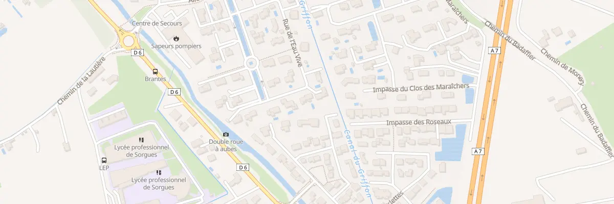 Plan du 235 Rue de l’Eau Vive à Sorgues