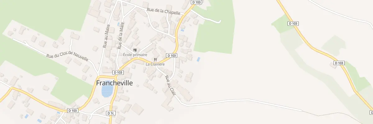 Plan du 4 Rue du Presbytère à Francheville