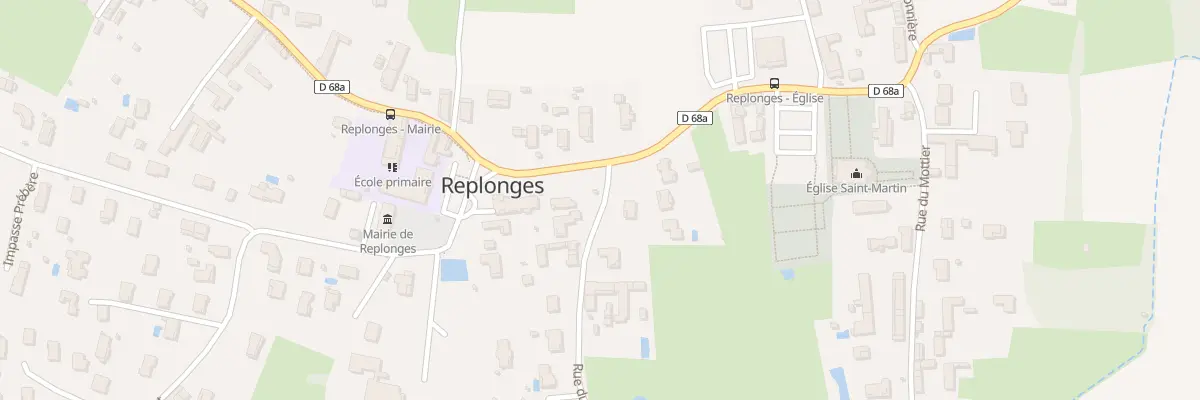 Plan du 5779 Le Clos Ouest à Replonges