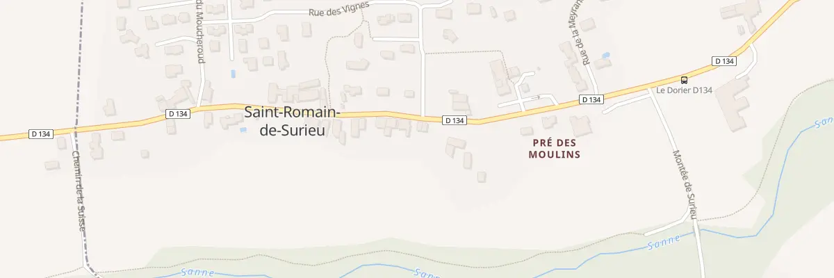 Plan du 5014 Le Village à Saint-Romain-de-Surieu