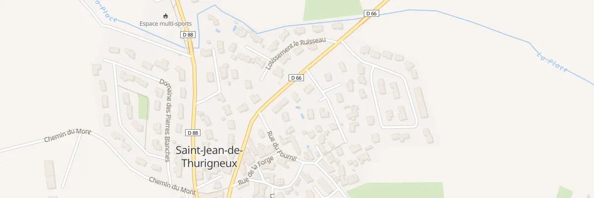 Plan du 3 Lot le Village 1 à Saint-Jean-de-Thurigneux
