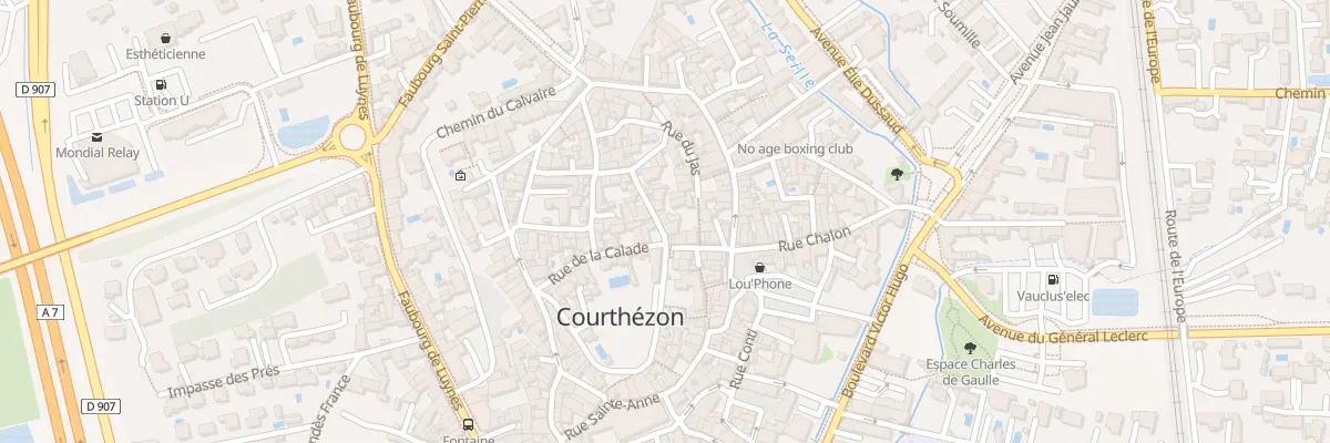 Plan du 32 Rue du Château à Courthézon