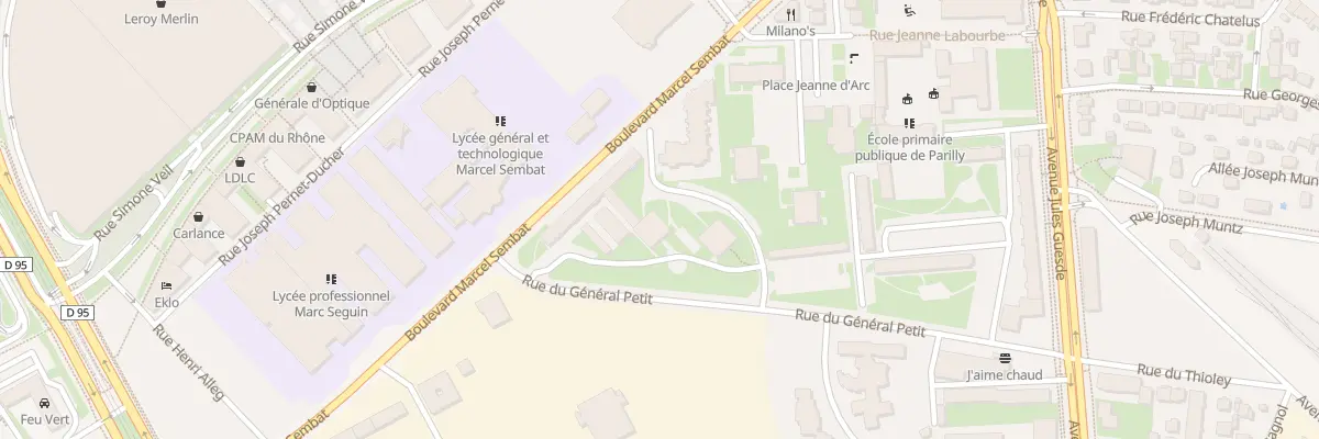 Plan du 3 Rue Gen Petit à Vénissieux