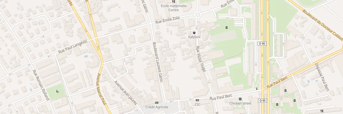 Plan du 57 Bd Laurent Gérin à Vénissieux