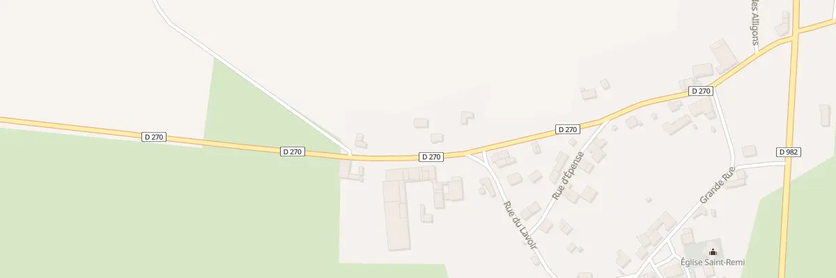 Plan du 5010 Rue d’Epense à La Neuville-aux-Bois
