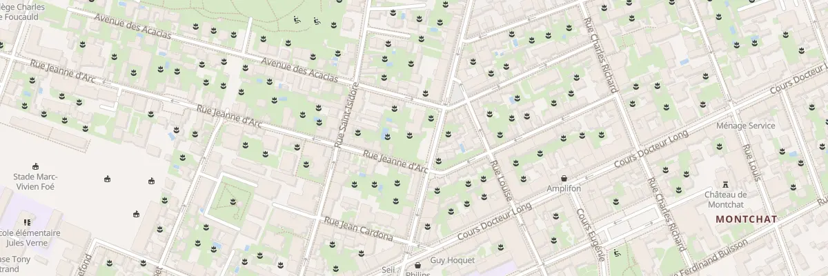 Plan du 48 Rue Bonnand à Lyon 3e Arrondissement