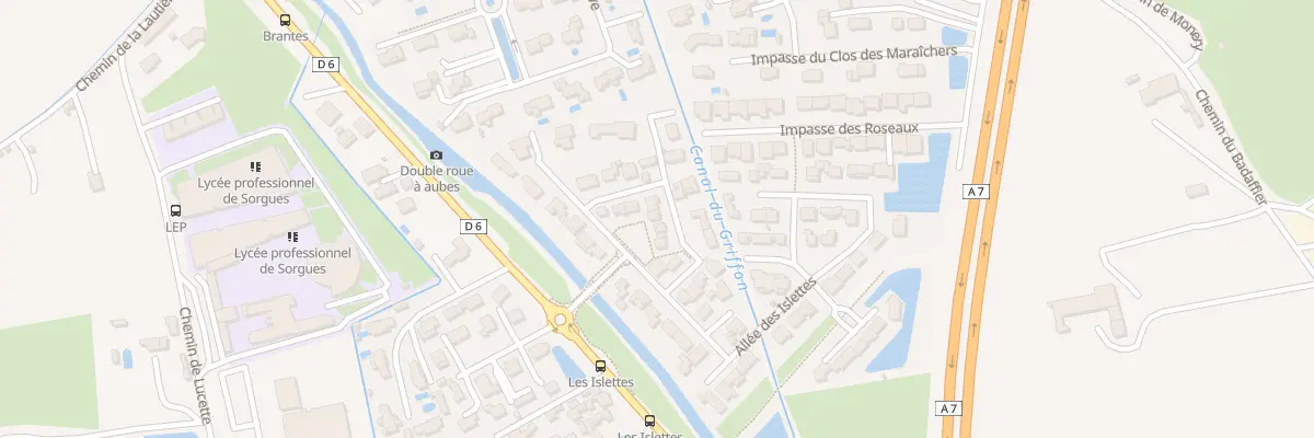 Plan du 90 All des Moulins à Sorgues