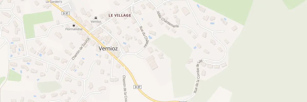 Plan du 5161 Le Village à Vernioz