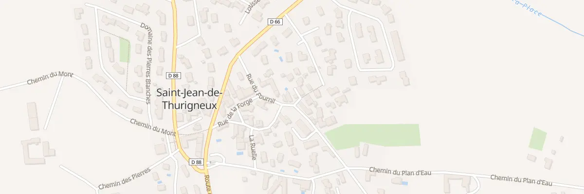 Plan du 3 Imp de la Bote Brenet à Saint-Jean-de-Thurigneux