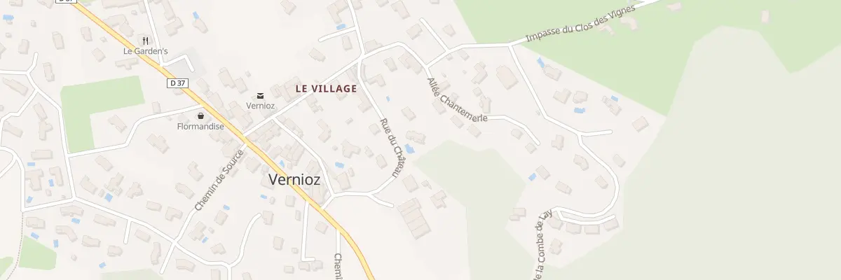 Plan du 120 Rue du Chateau à Vernioz