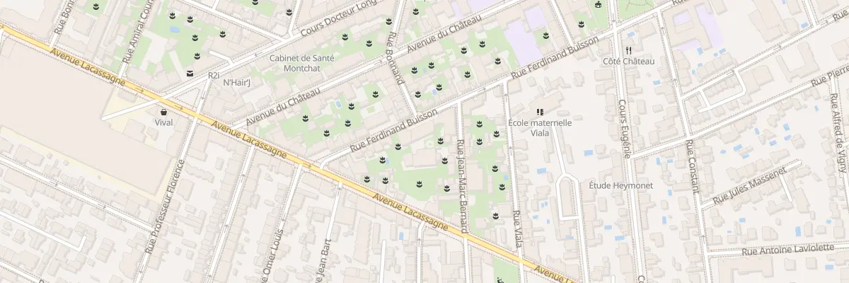 Plan du 18 Rue Ferdinand Buisson à Lyon 3e Arrondissement