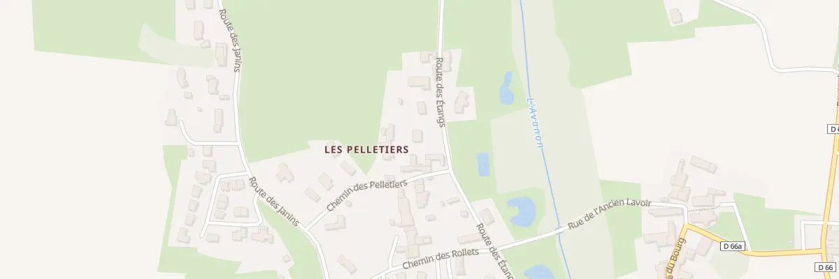 Plan du 5190 Les Pelletiers à Illiat