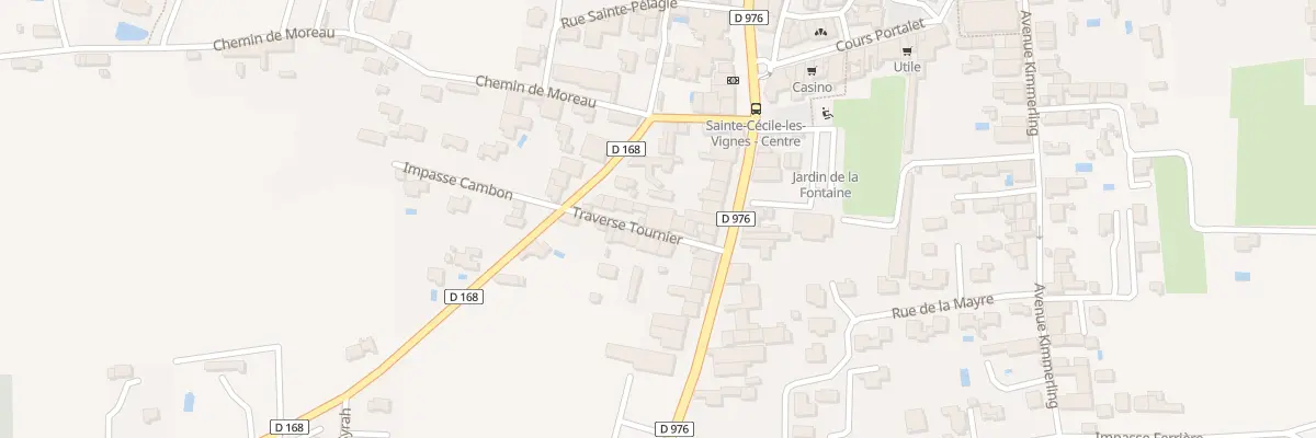 Plan du 2 Tra Tournier à Sainte-Cécile-les-Vignes