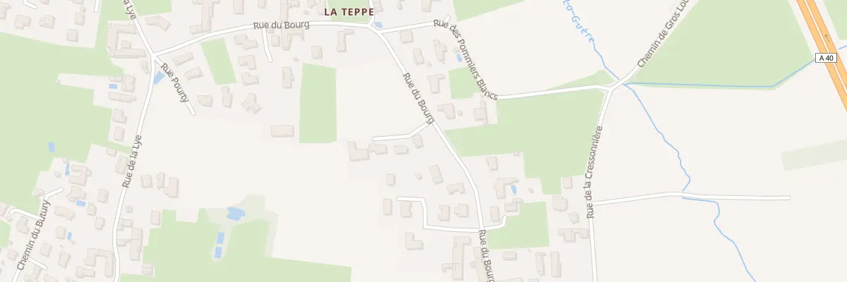 Plan du 387 Rue du Bourg à Replonges