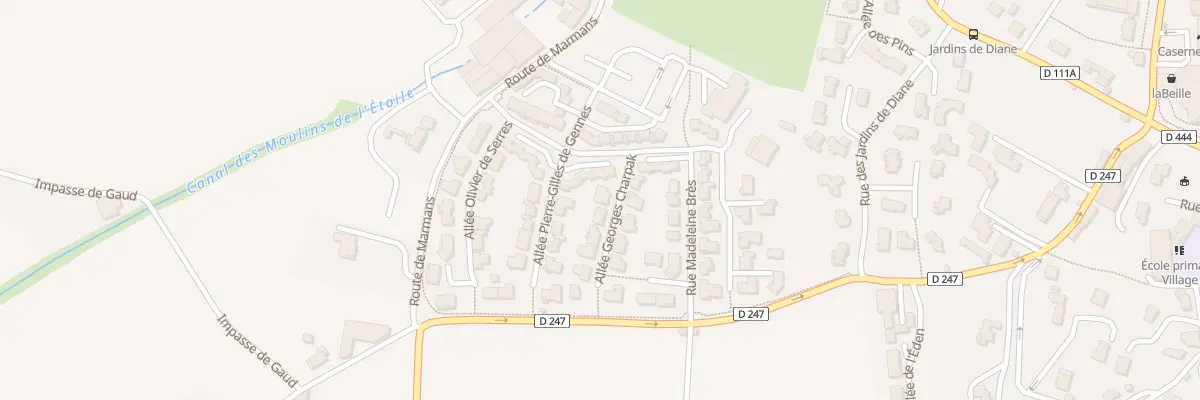 Plan du 17 All Georges Charpak à Étoile-sur-Rhône