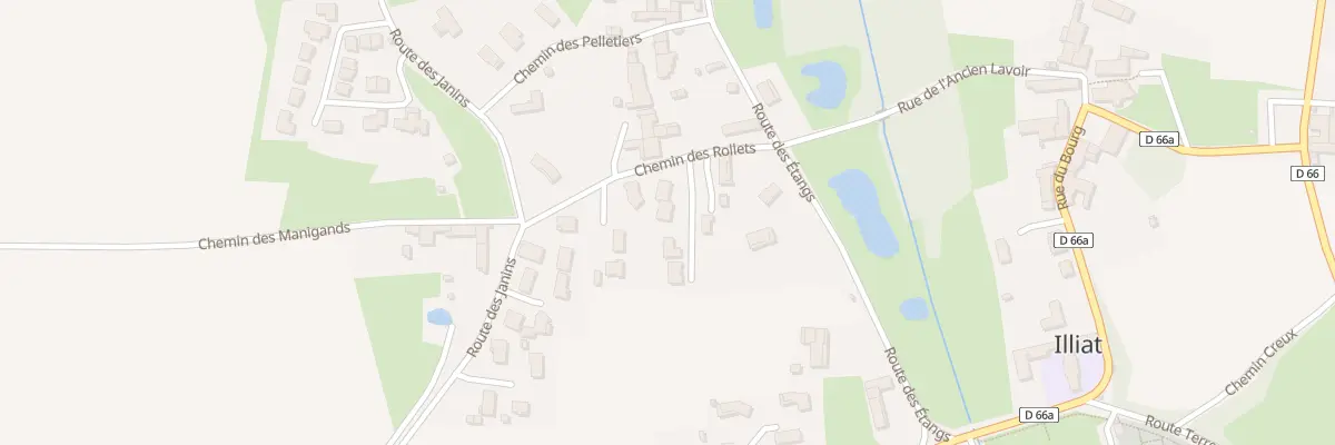 Plan du 5283 Les Rollets à Illiat