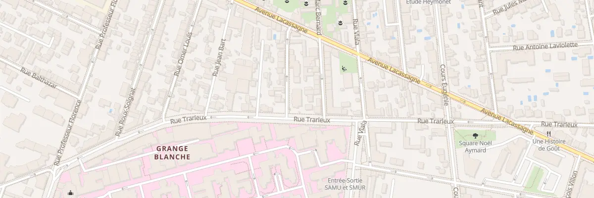 Plan du 57 Rue Trarieux à Lyon 3e Arrondissement