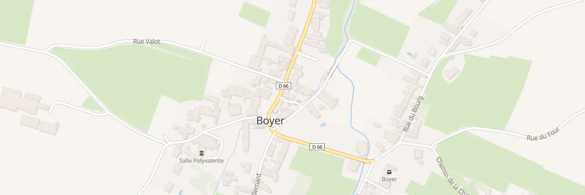 Plan du 23 Rue de la Fontaine Saint Loup à Boyer