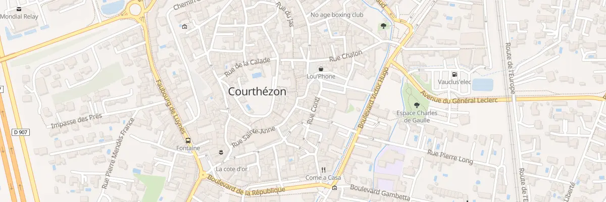 Plan du 9 Rue Petite Place à Courthézon