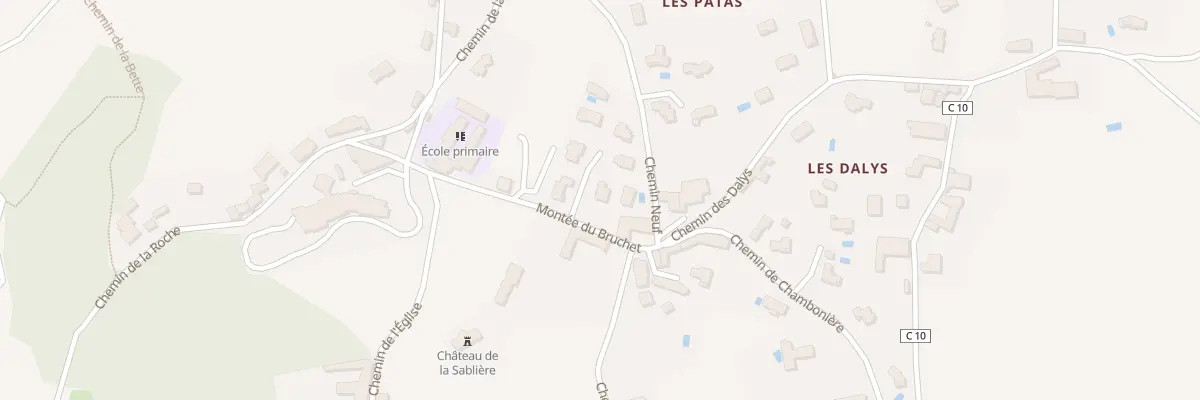 Plan du 8 Lot du Bruchet à Anjou