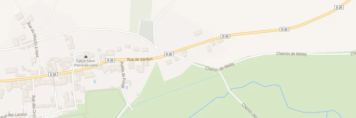 Plan du 3 Che de Meley à Dancevoir