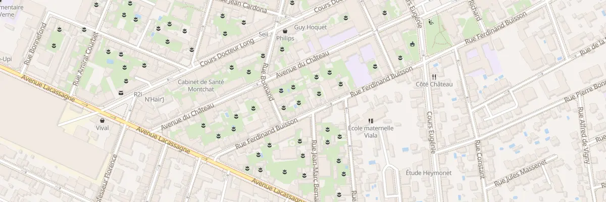 Plan du 27 Rue Ferdinand Buisson à Lyon 3e Arrondissement