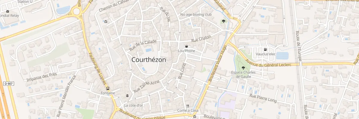 Plan du 1 Rue Petite Place à Courthézon