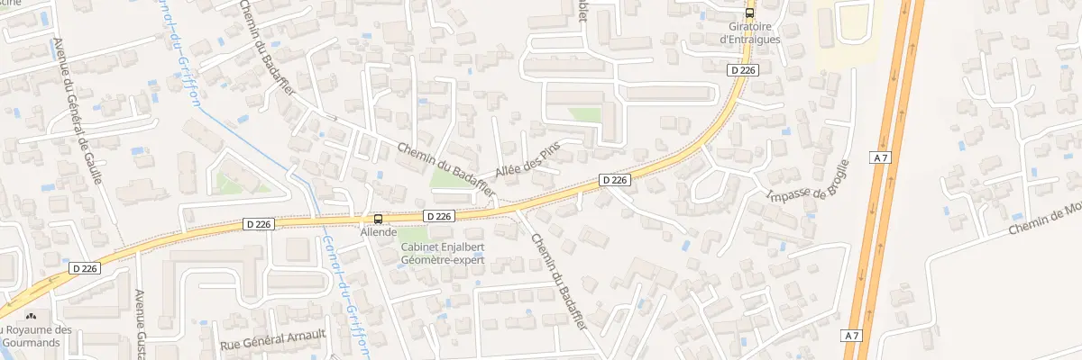 Plan du 579 Bd Salvador Allende à Sorgues