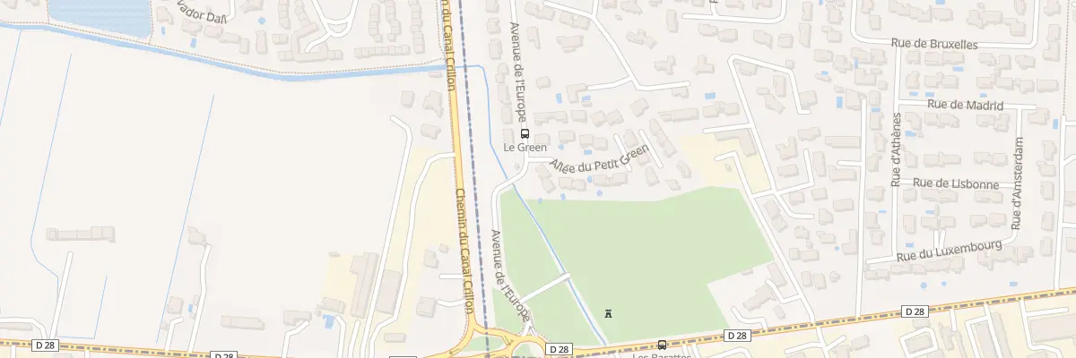 Plan du 20 All du Petit Green à Vedène