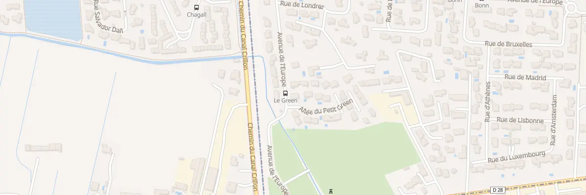 Plan du 15 All du Petit Green à Vedène