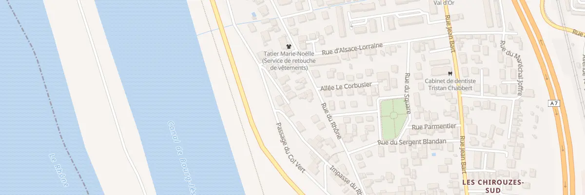 Plan du 46A Rue du Rhone à Bourg-lès-Valence