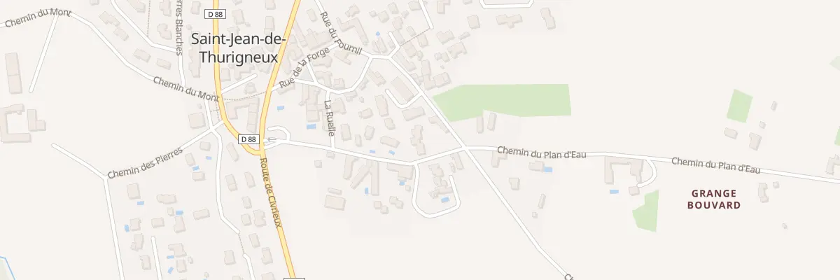 Plan du 185B Rue du Vieux Chêne à Saint-Jean-de-Thurigneux