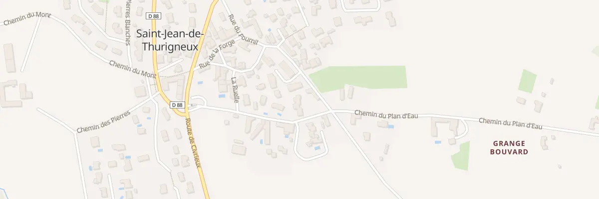 Plan du 185C Rue du Vieux Chêne à Saint-Jean-de-Thurigneux